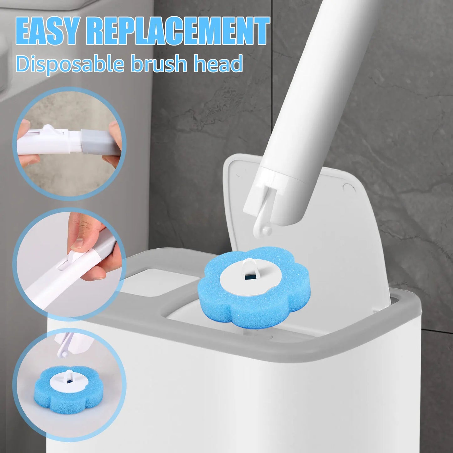 Effortless Clean™ Toilet Brush SetTM