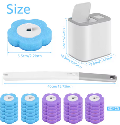 Brosse de toilette jetable